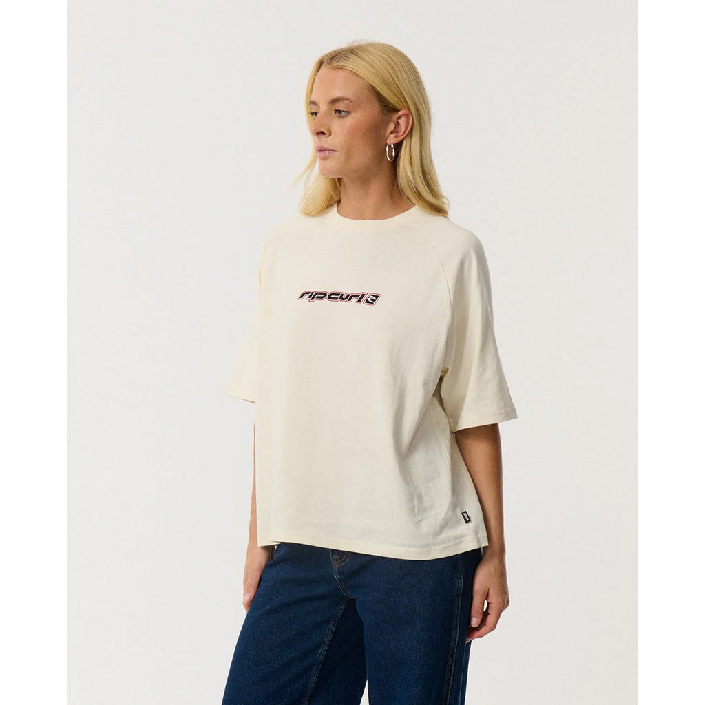 Sunset Beach Raglan Boxy Tee