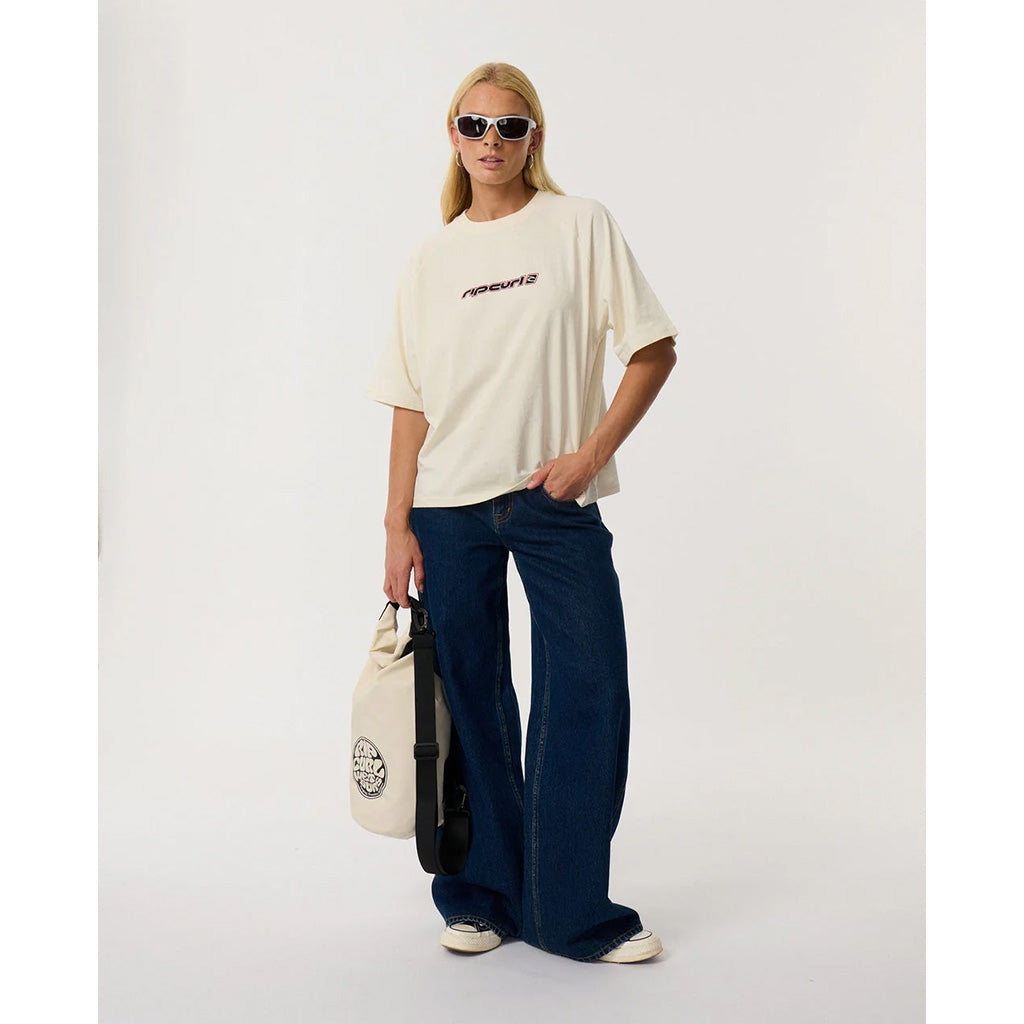 Sunset Beach Raglan Boxy Tee