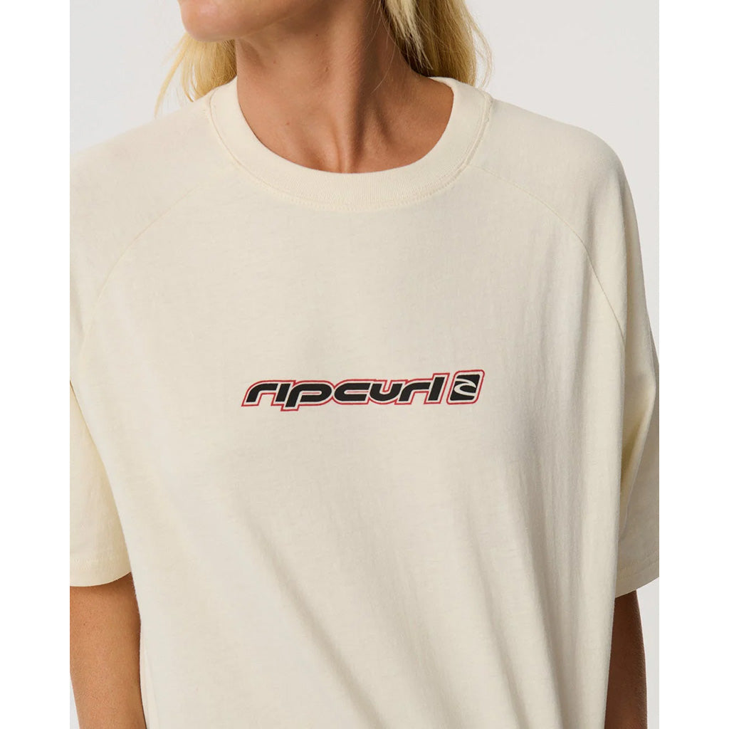 Sunset Beach Raglan Boxy Tee