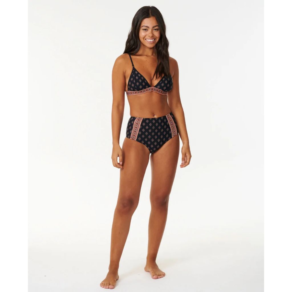 Pacific Dreams Hi Waist Cheeky Bikini Bottom