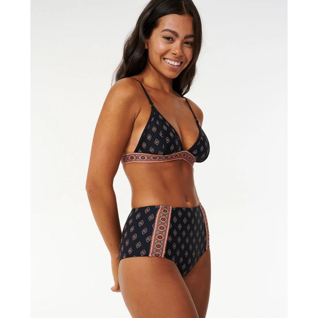 Pacific Dreams Hi Waist Cheeky Bikini Bottom