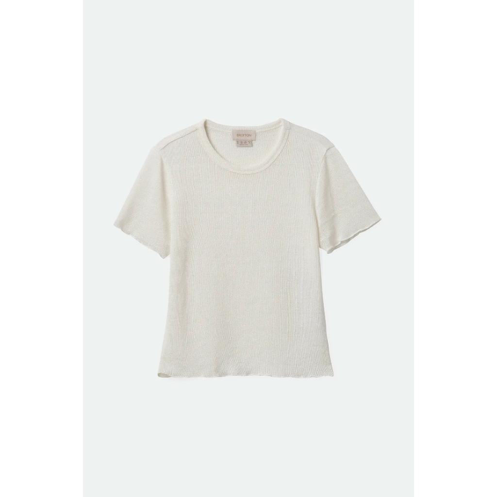 Sheer Knit Short Sleeve Top