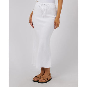 Luxe Linen Maxi Skirt