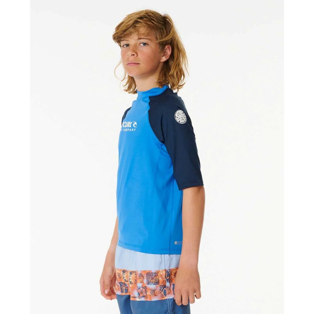 Boys Shock UPF Short Sleeve Rashies