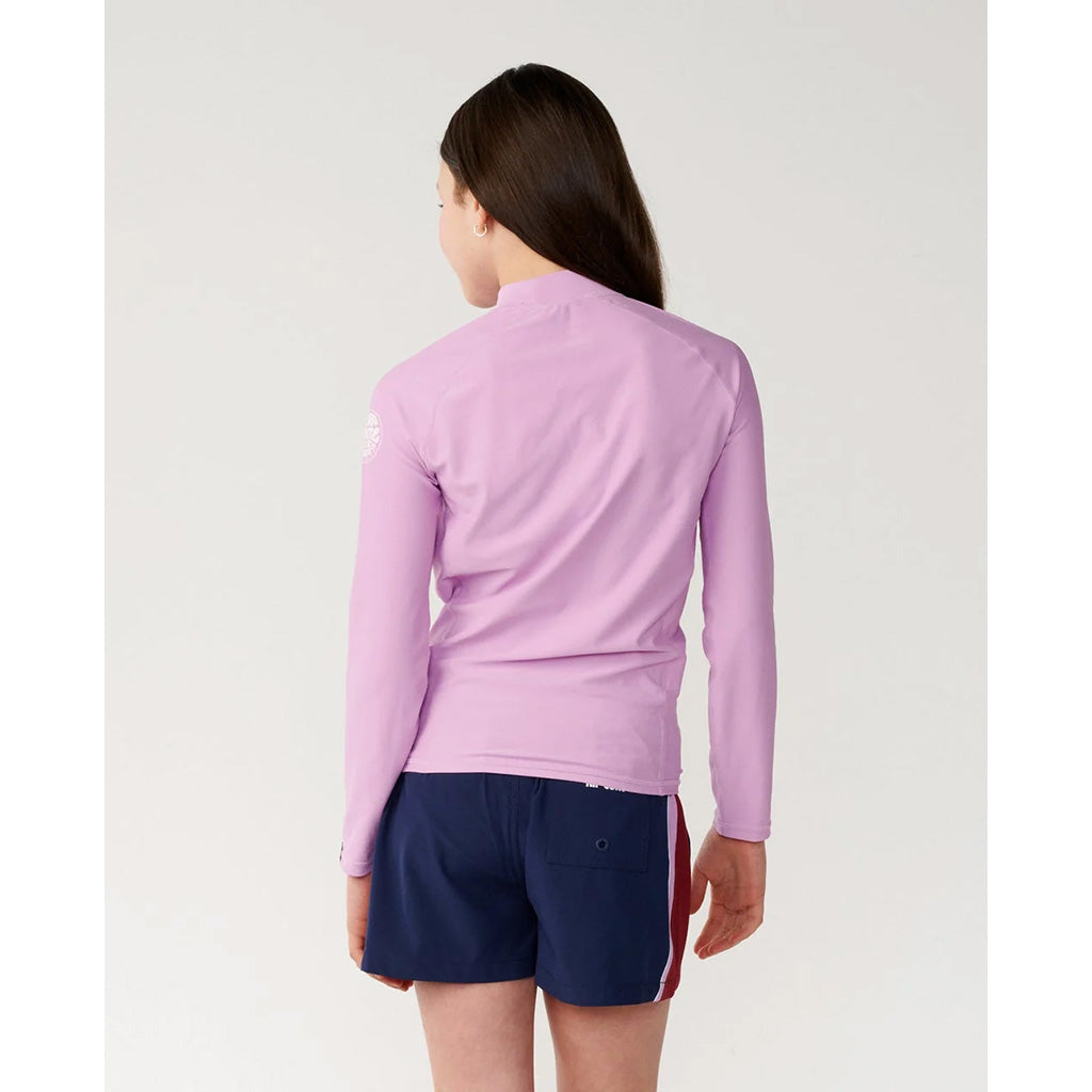 Girls Classic Surf Long Sleeve Rash Vest