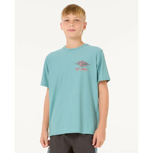 Boys Raw Energy Short Sleeve Rash Vest