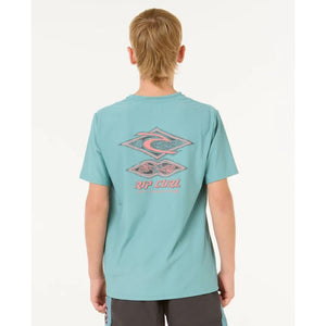 Boys Raw Energy Short Sleeve Rash Vest