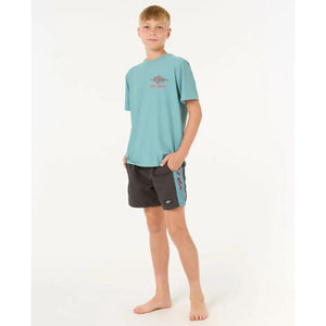 Boys Raw Energy Short Sleeve Rash Vest