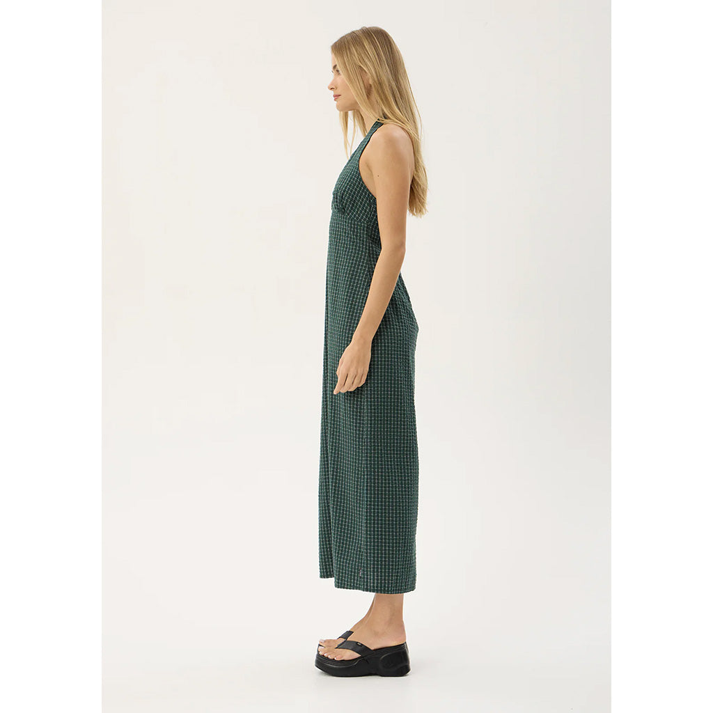 Alexa Seersucker Maxi Dress