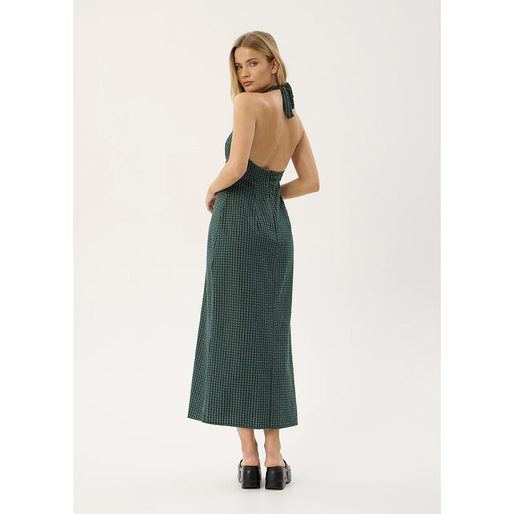 Alexa Seersucker Maxi Dress