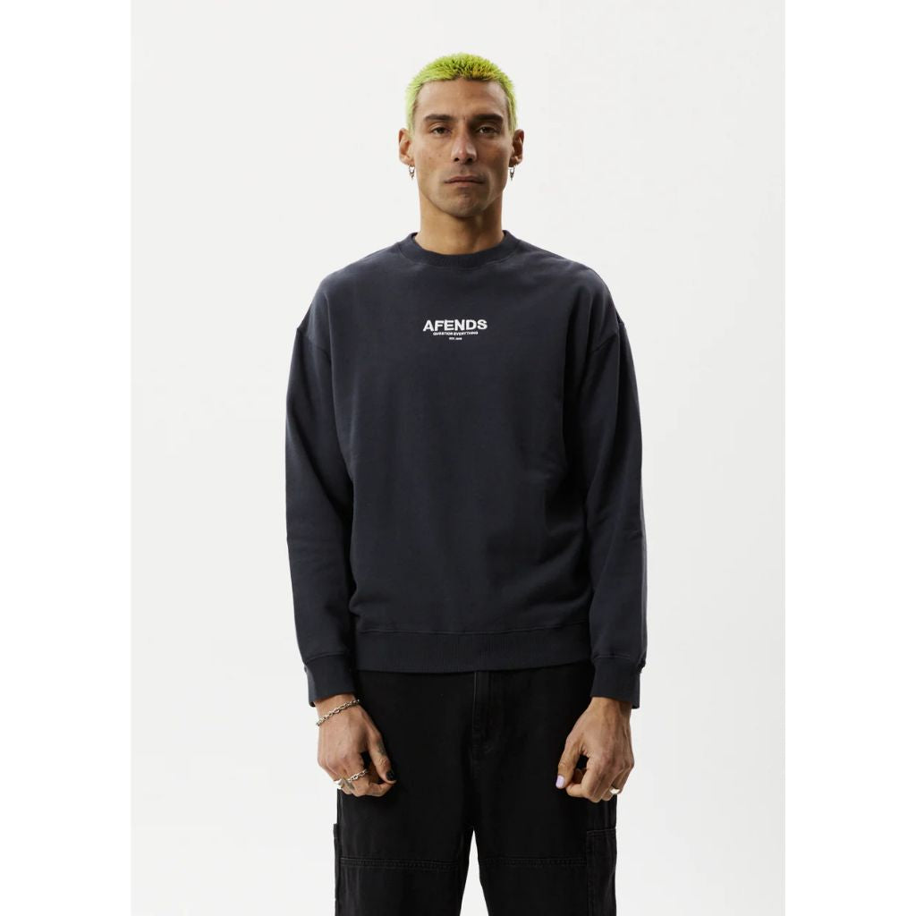 Vinyl Crewneck Jumper