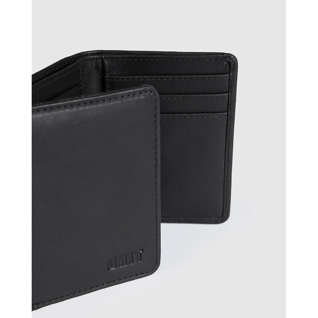 Compact Tri-Fold Leather Wallet