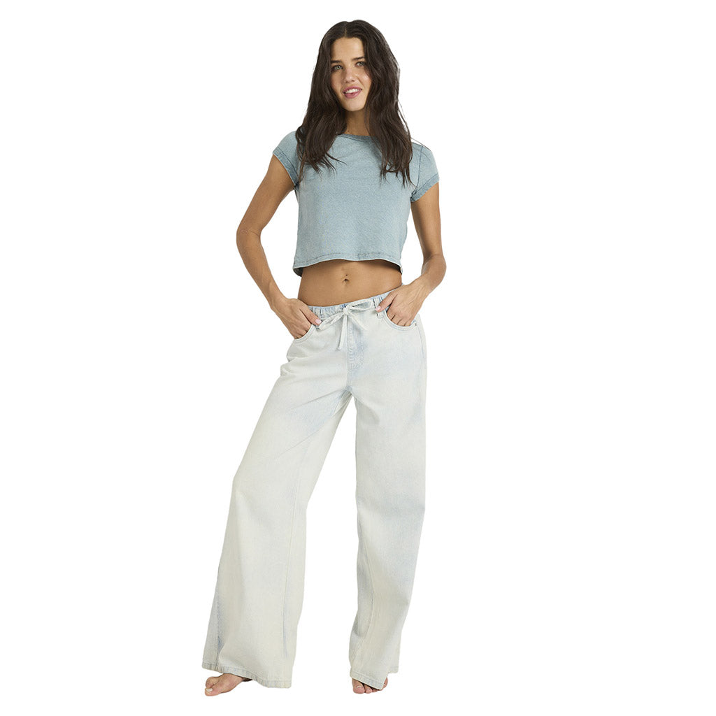 Jade Saltwashed Elastic Pant
