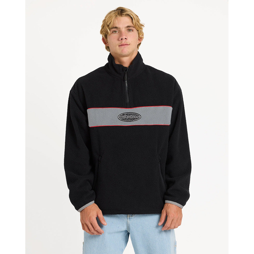 Mercury Panel 1/4 Zip Fleece Jumper