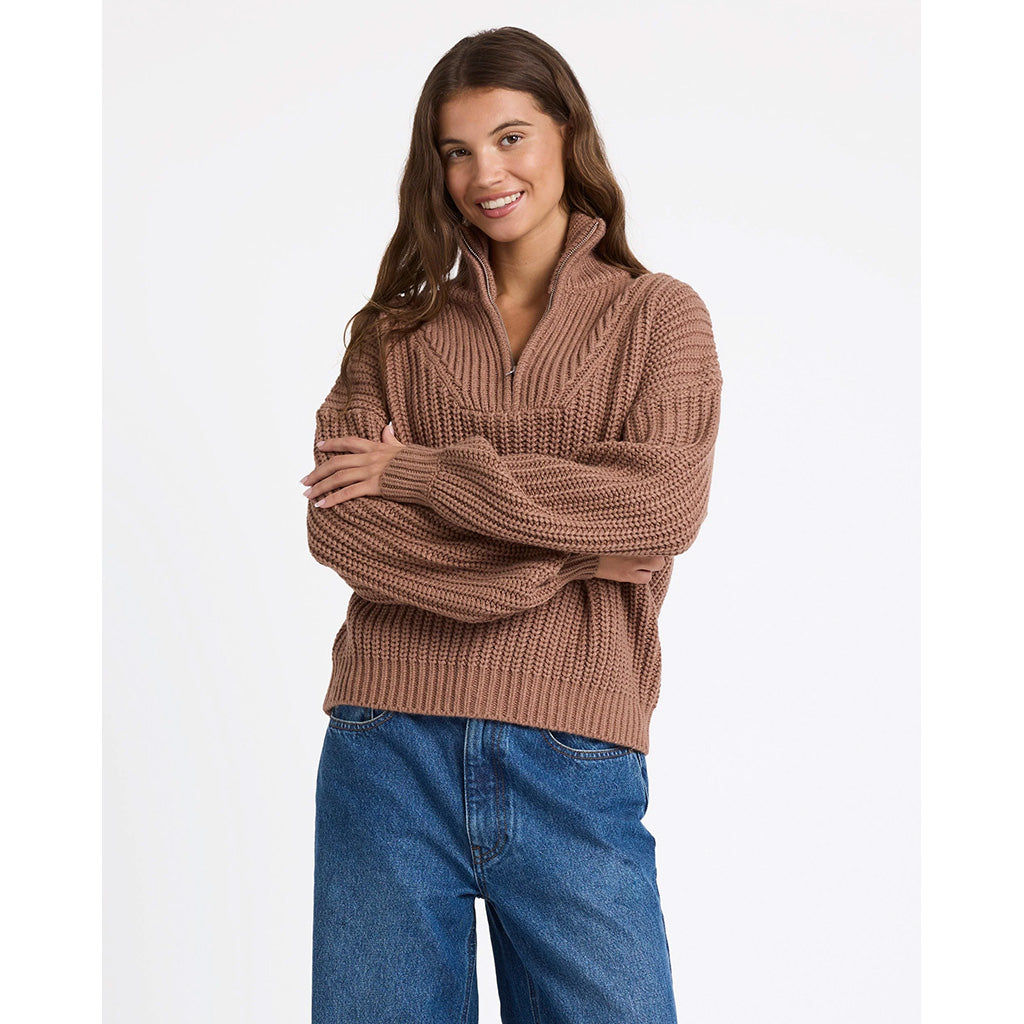 So Cozy Half Zip Jumper