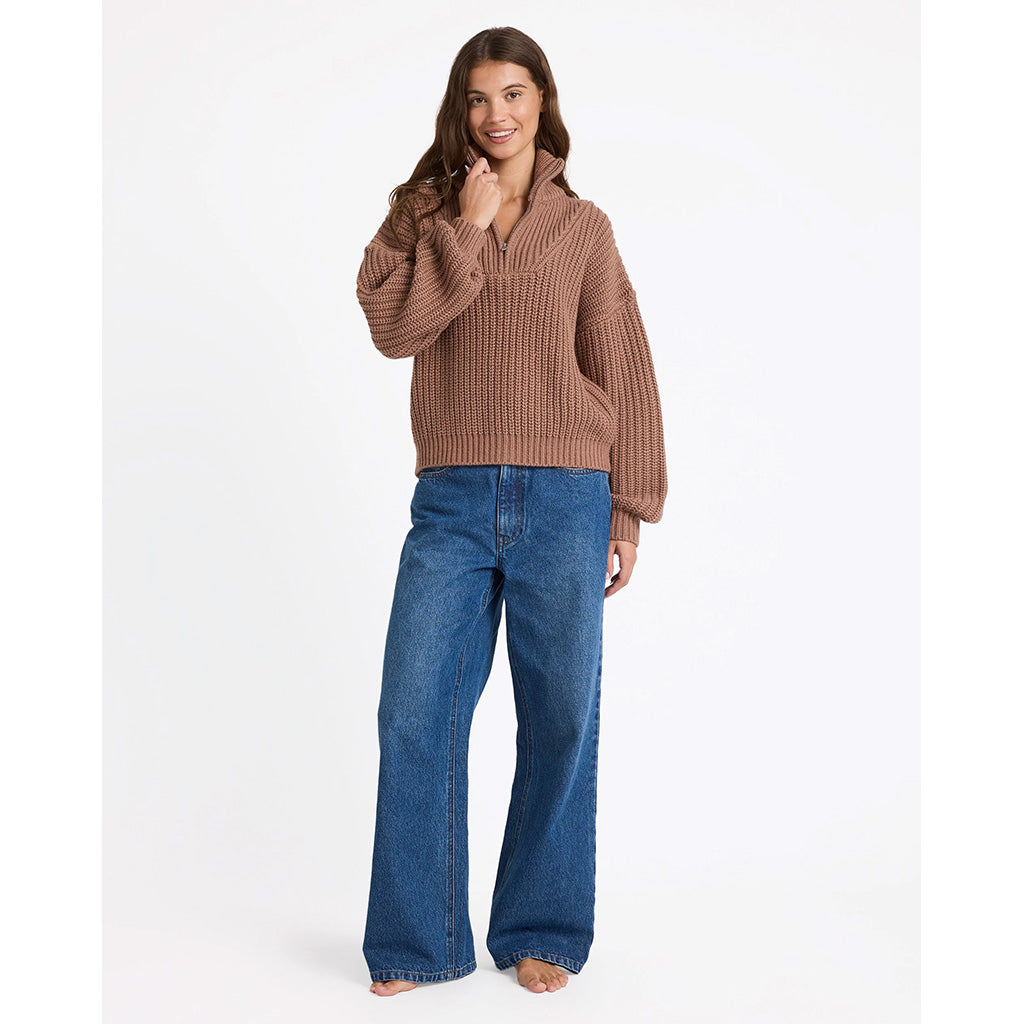 So Cozy Half Zip Jumper
