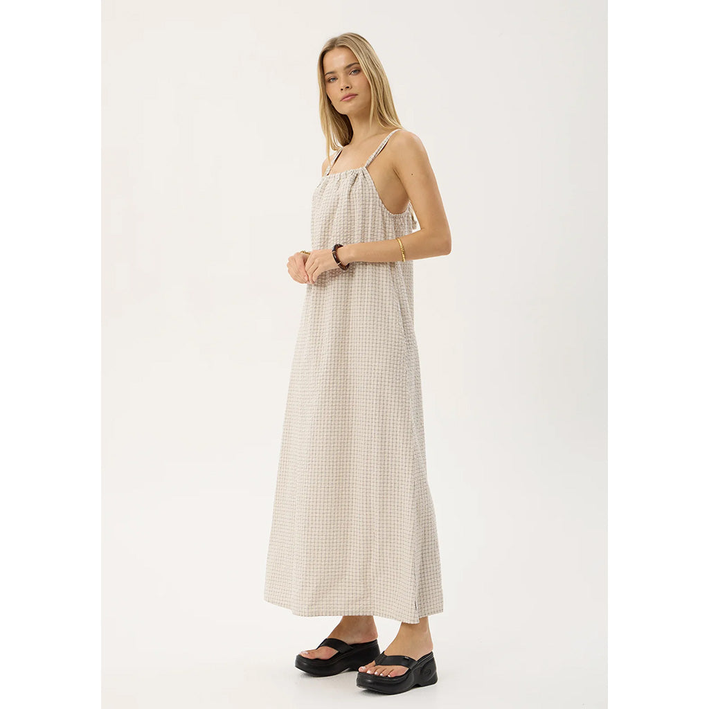 Vania Seersucker Maxi Dress