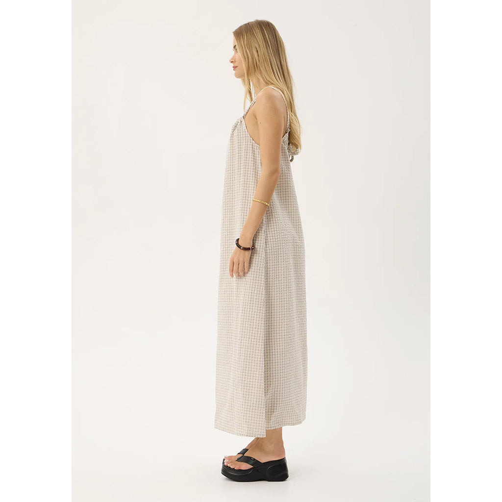 Vania Seersucker Maxi Dress