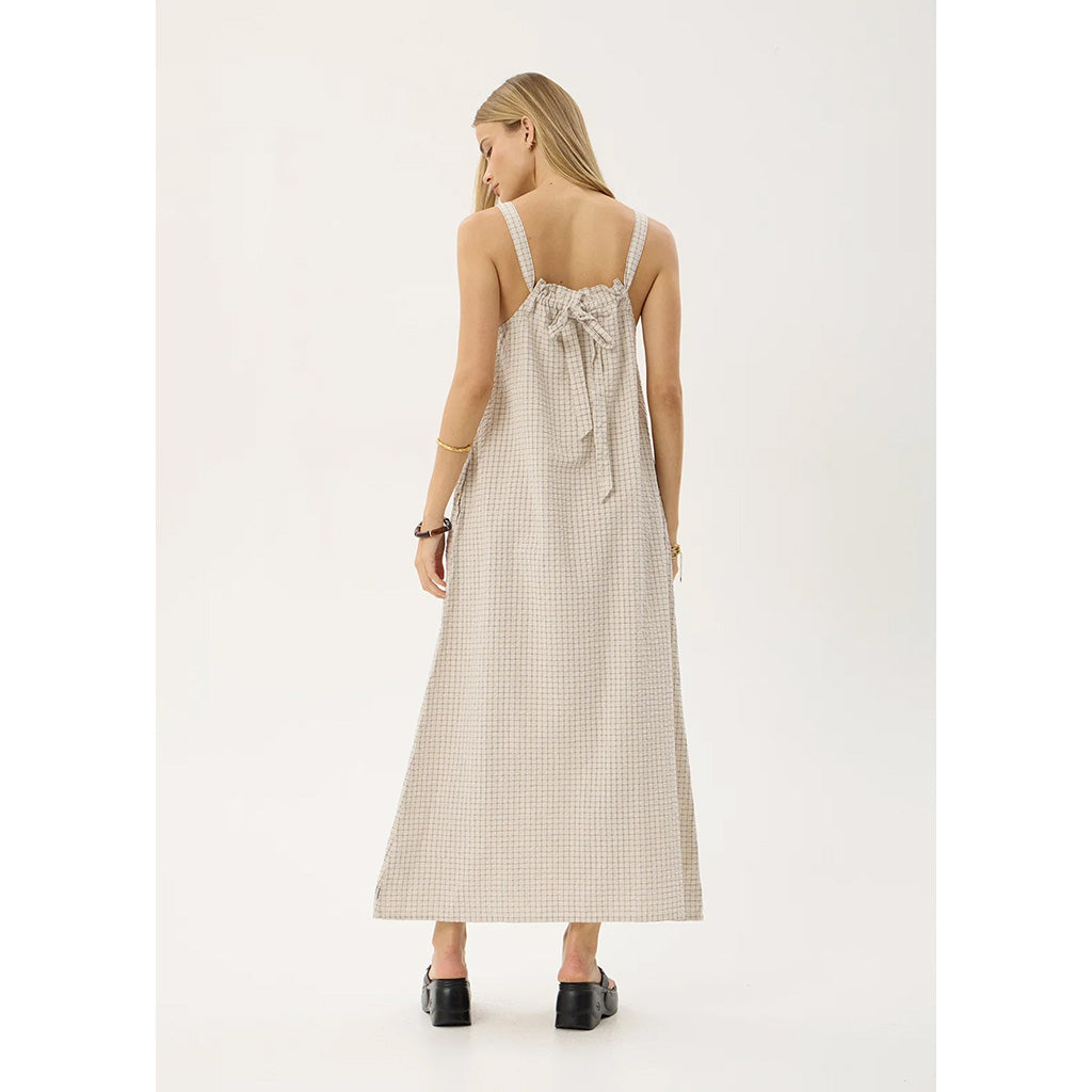 Vania Seersucker Maxi Dress