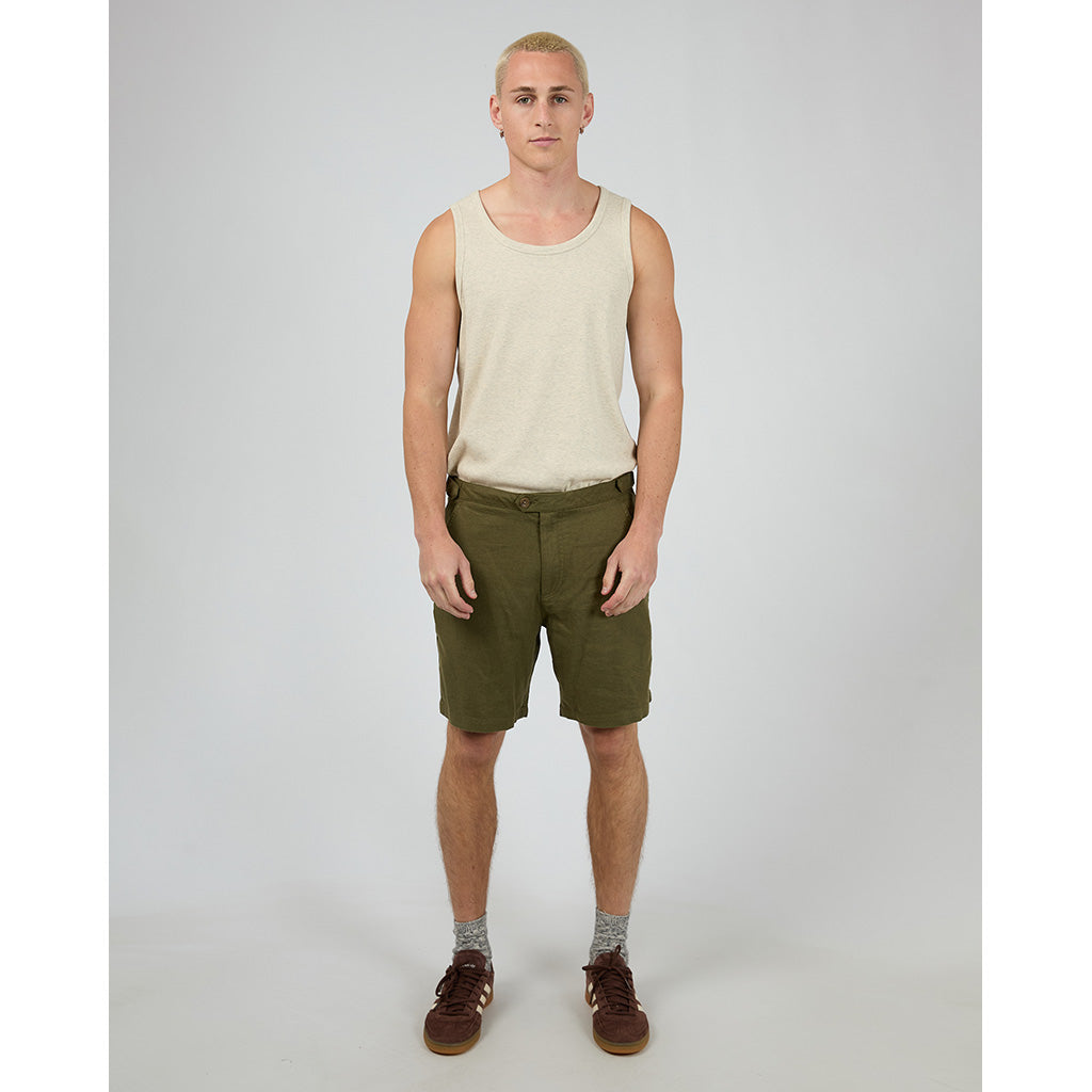 Tab Linen Short