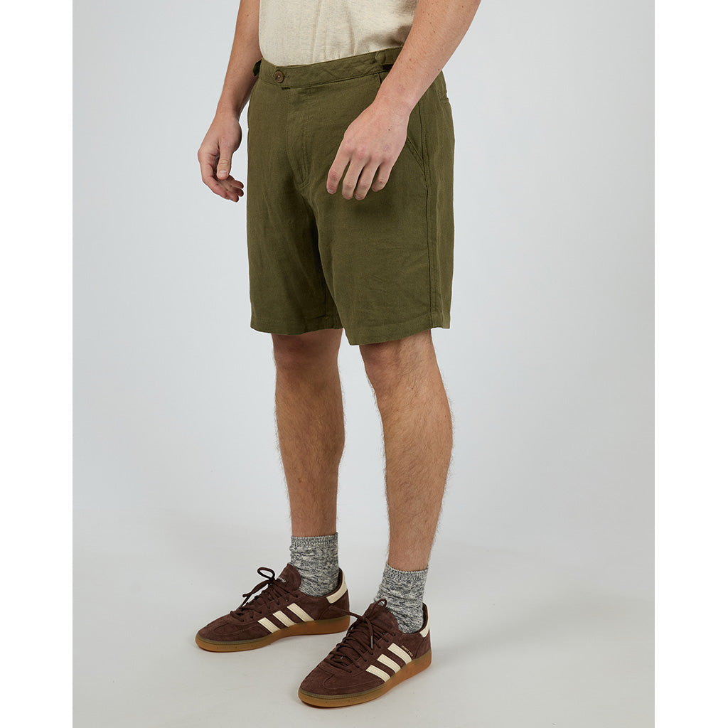Tab Linen Short