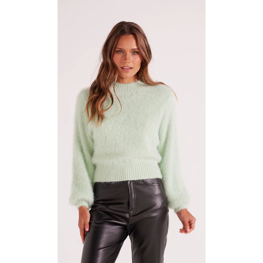 Minkpink fluffy sweater best sale