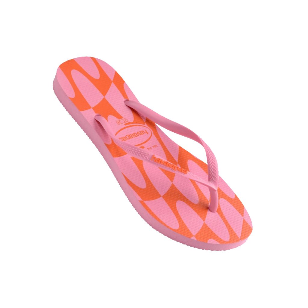 Slim Distorted Wave Pink