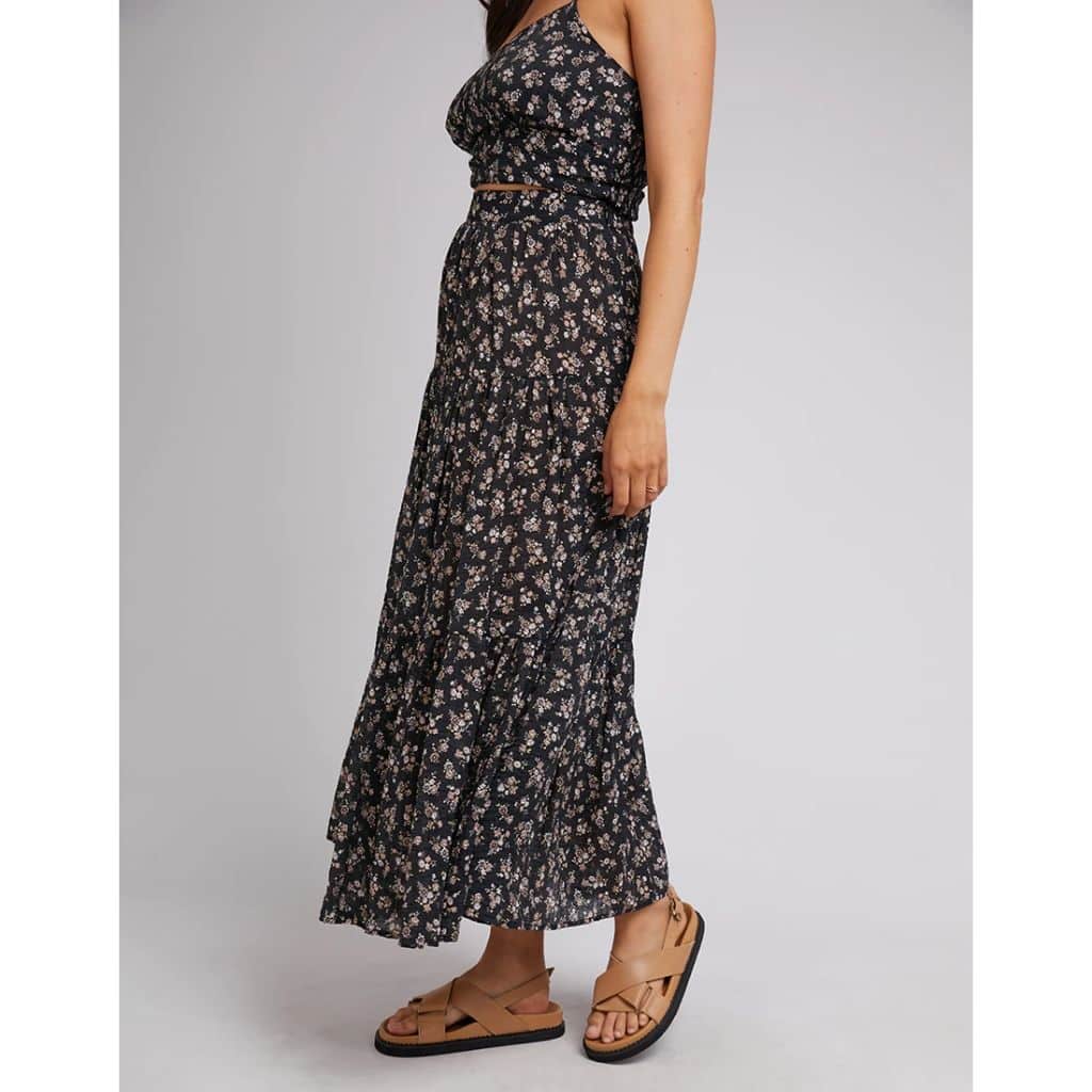 Maya Floral Maxi Skirt