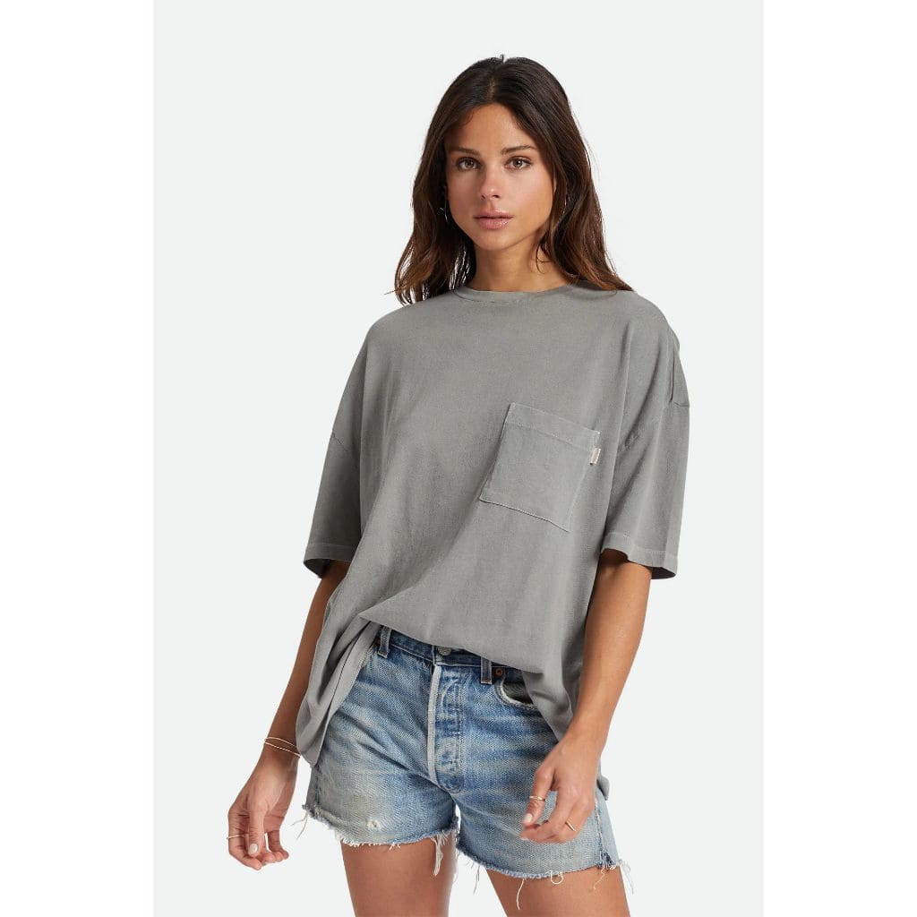 Carefree Oversized Boyfriend Pocket Tee