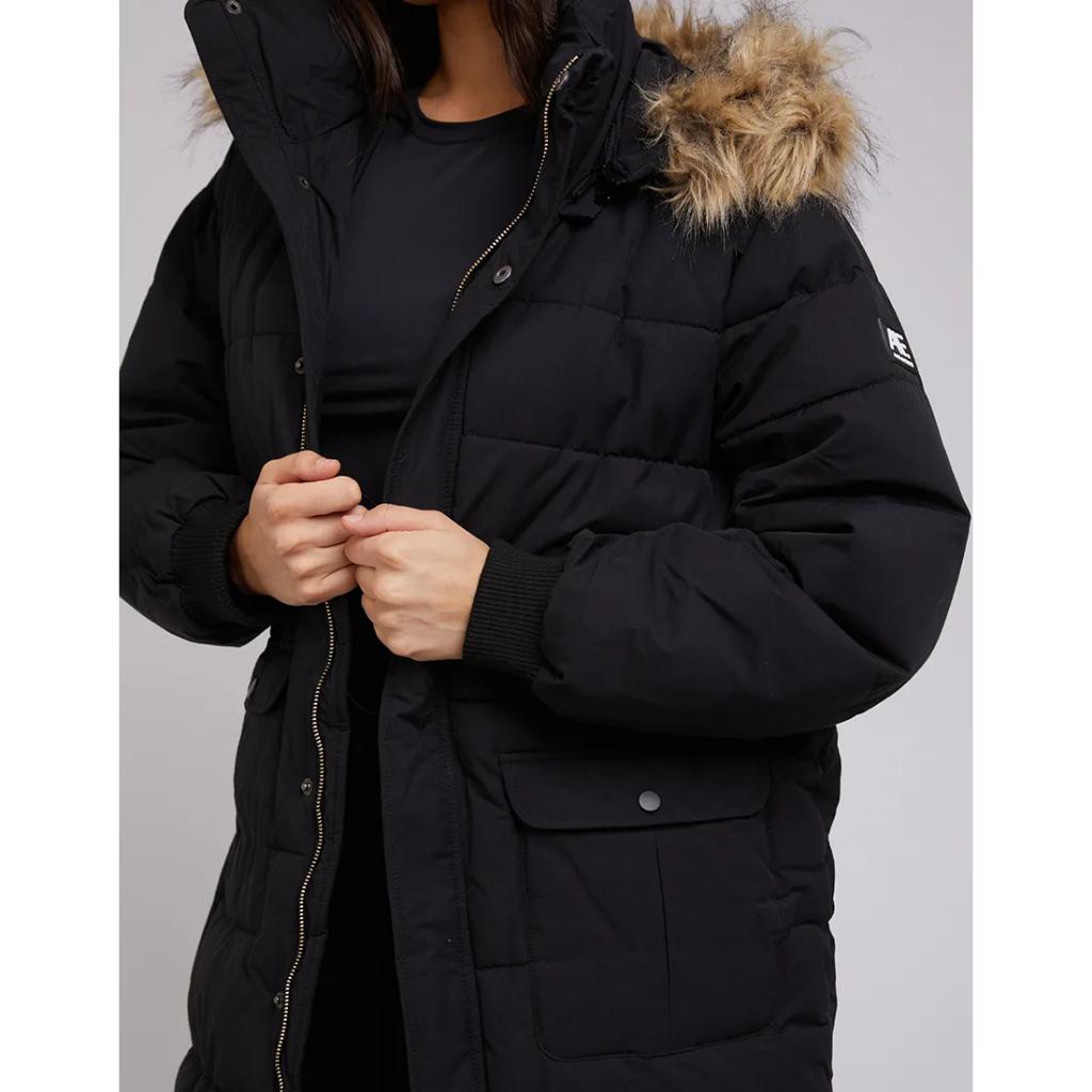 Active Fur Longline Puffer