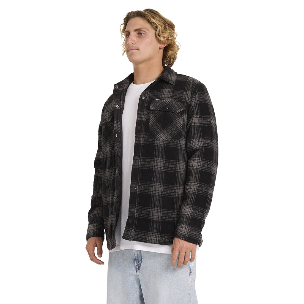 Bowered Fleece Shacket