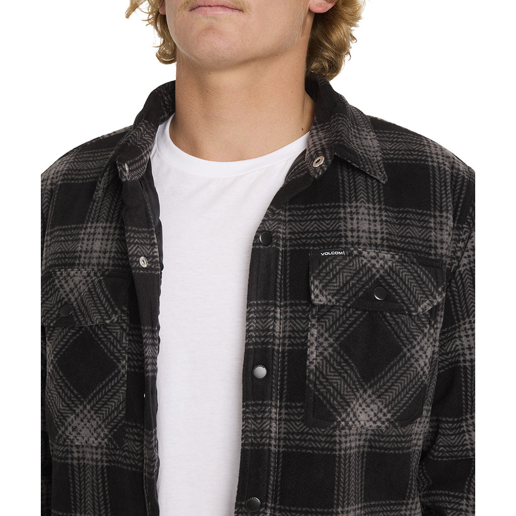 Bowered Fleece Shacket