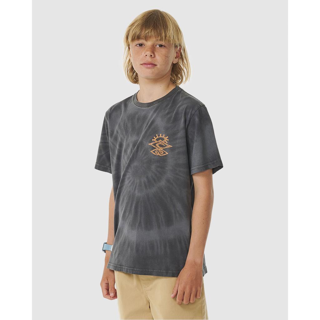 Boys Shred Rock Tie Dye Tee