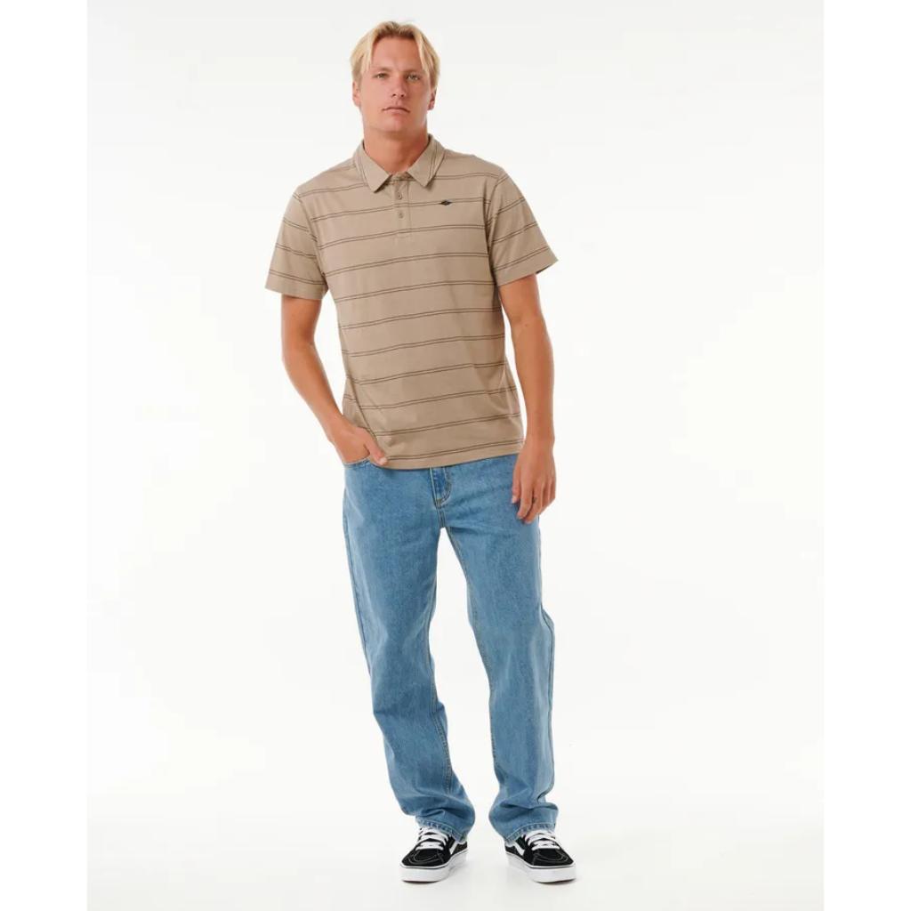 Plain Stripe Polo