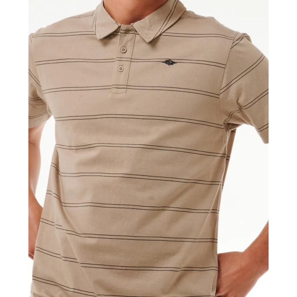 Plain Stripe Polo
