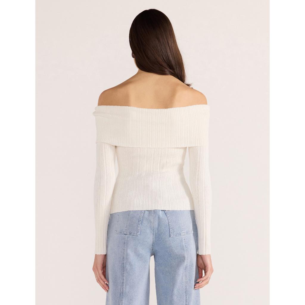 Zoe Off Shoulder Knit Top