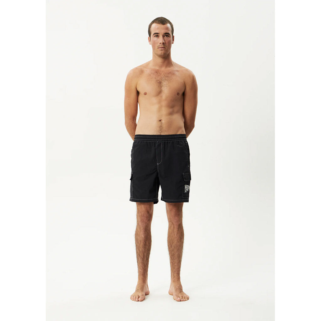 Heavy Petal Cargo Baywatch Swim Short 18"