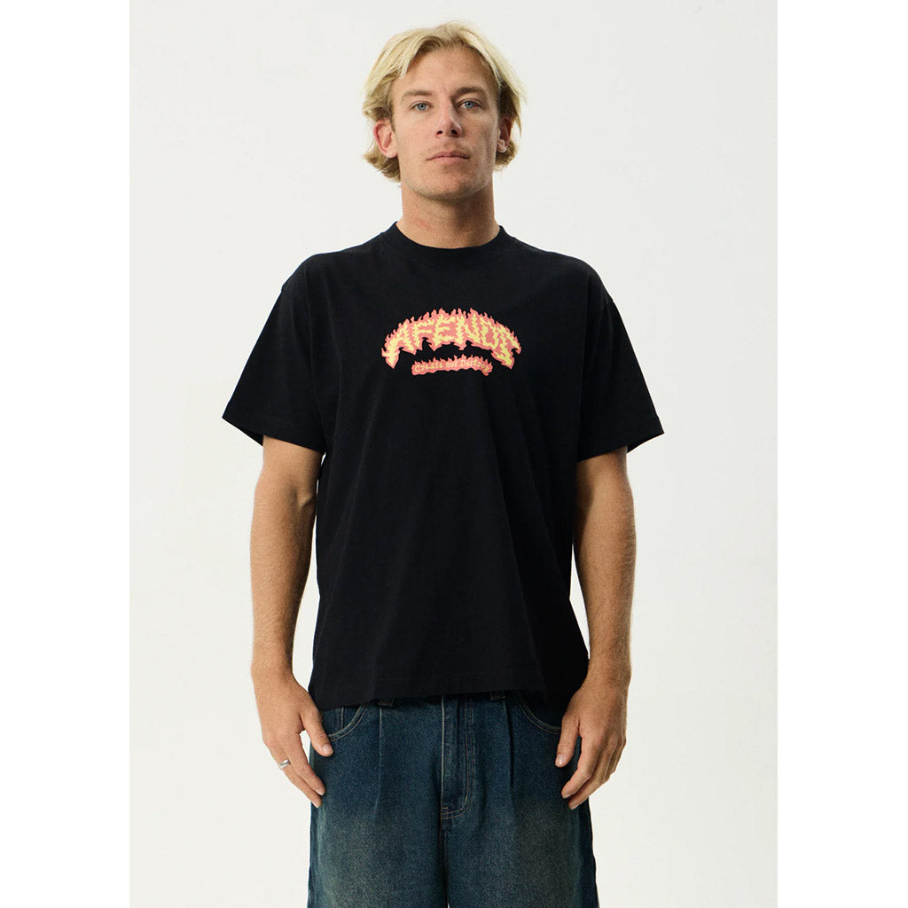 Flame On Boxy Fit Tee