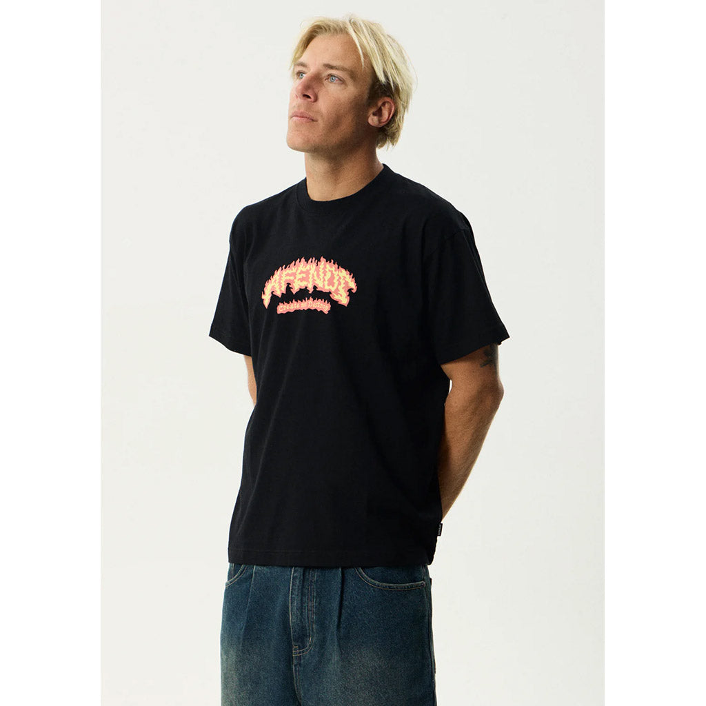 Flame On Boxy Fit Tee