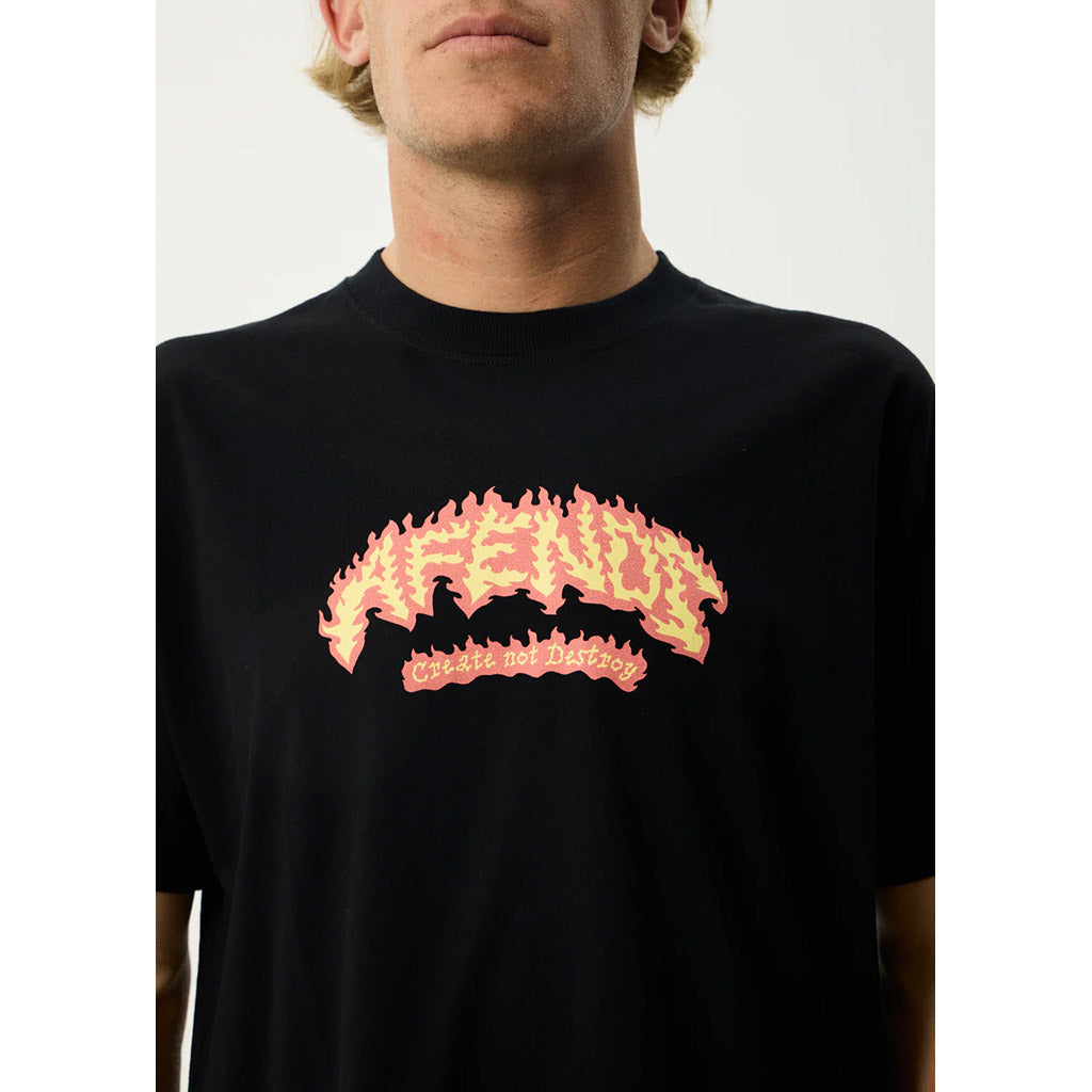 Flame On Boxy Fit Tee