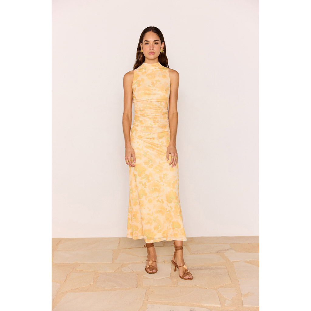 Clair Mesh Midi Dress