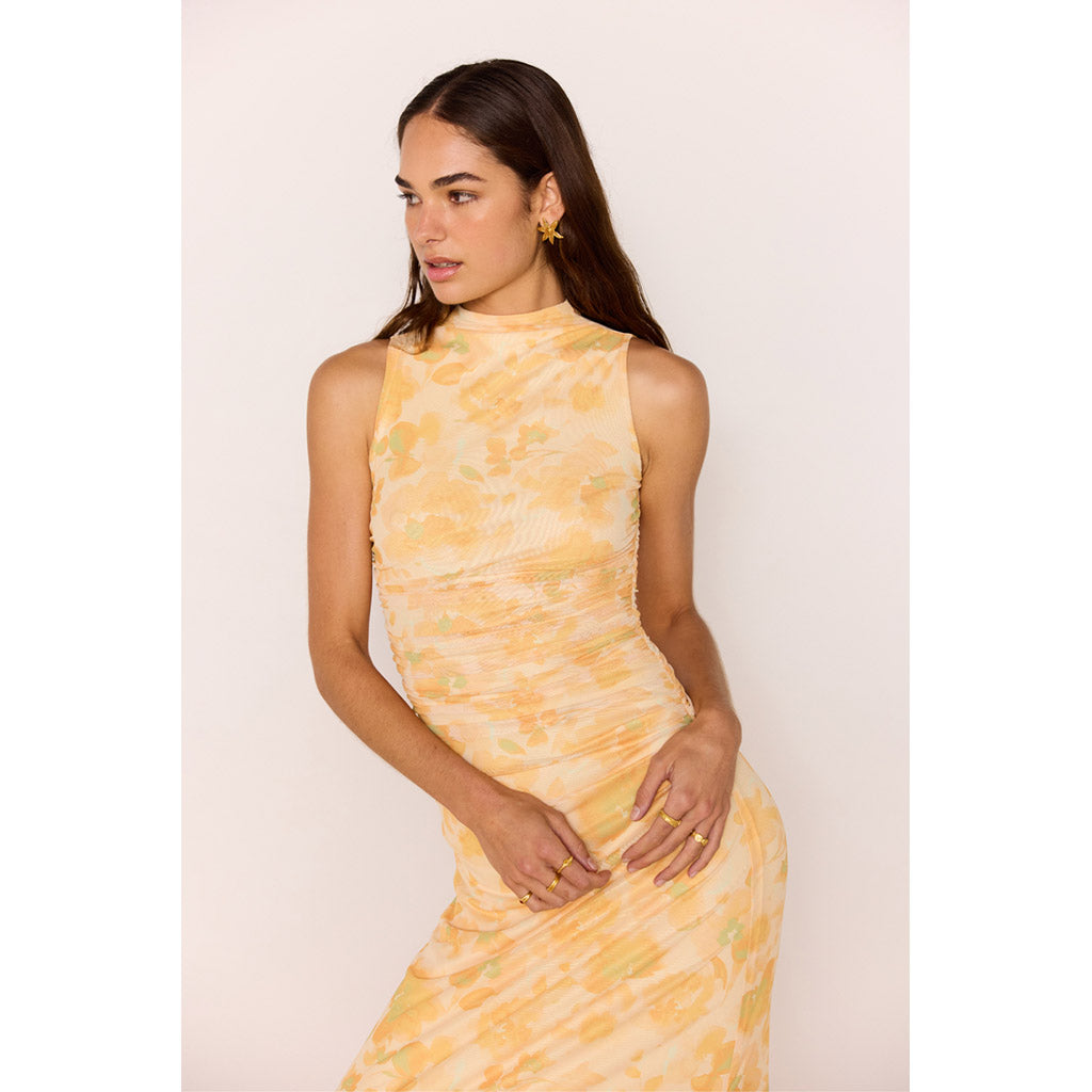 Clair Mesh Midi Dress