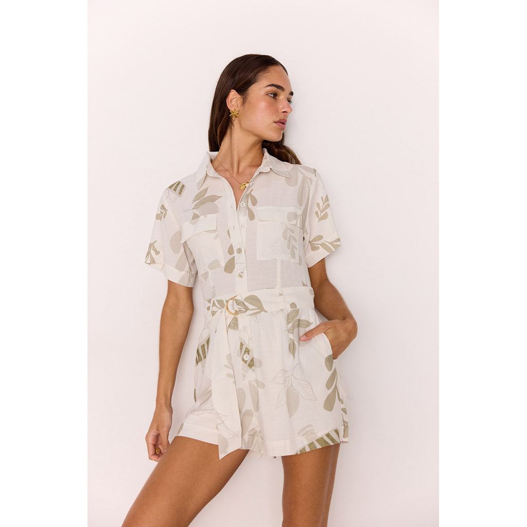 Willow Button Up Playsuit