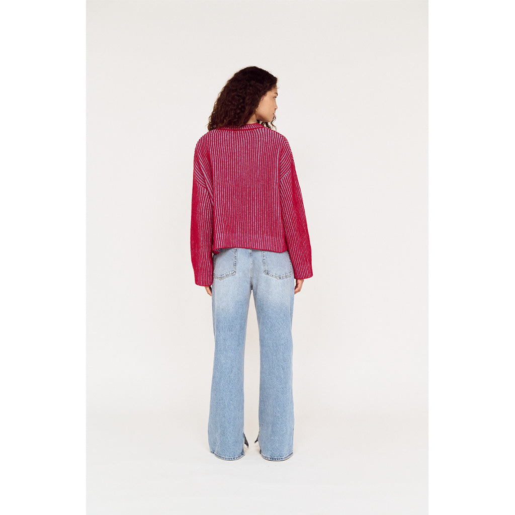 Cleo Contrast Rib Knit