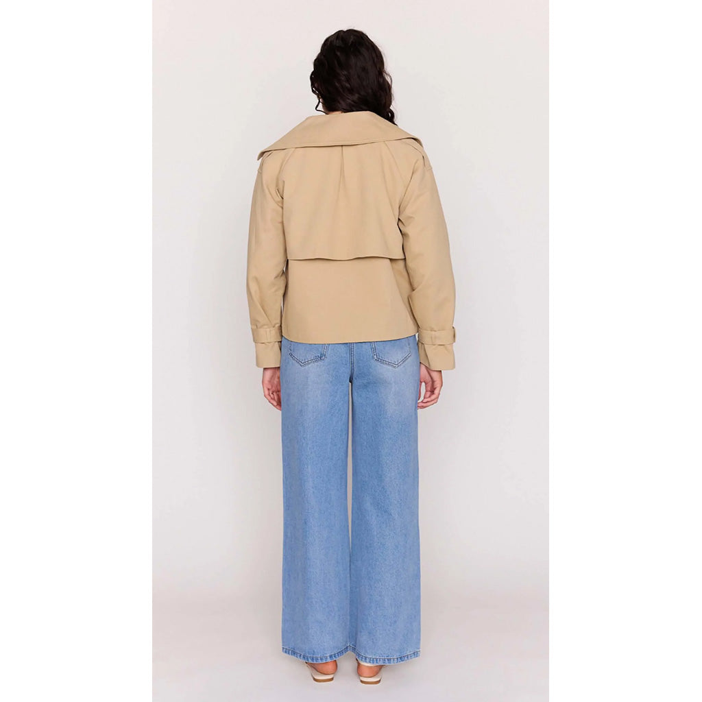 Aya Cropped Trench
