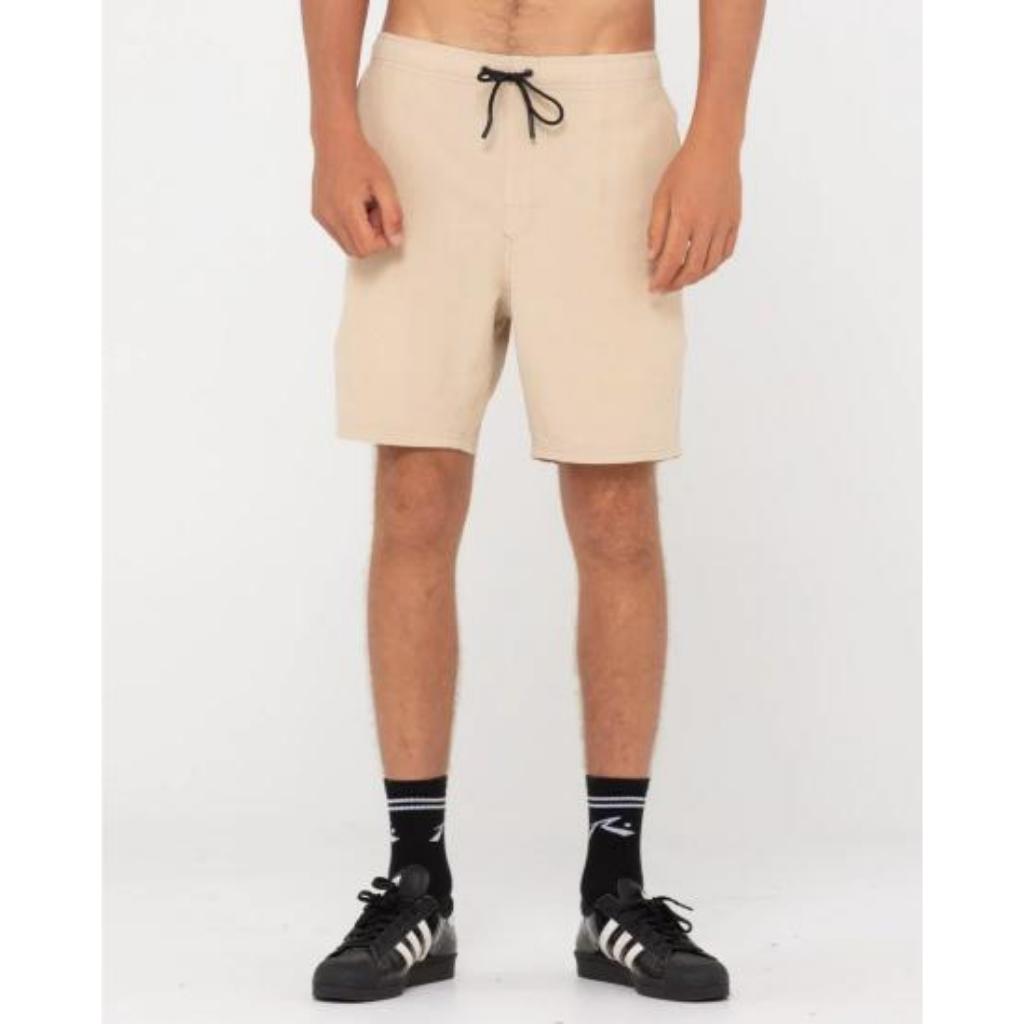 Boys Overtone Linen Elastic Shorts