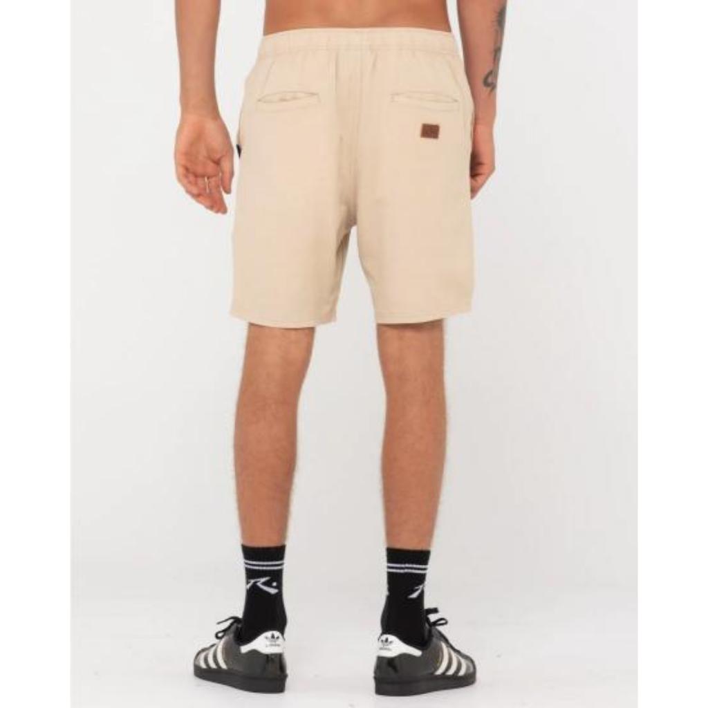 Boys Overtone Linen Elastic Shorts
