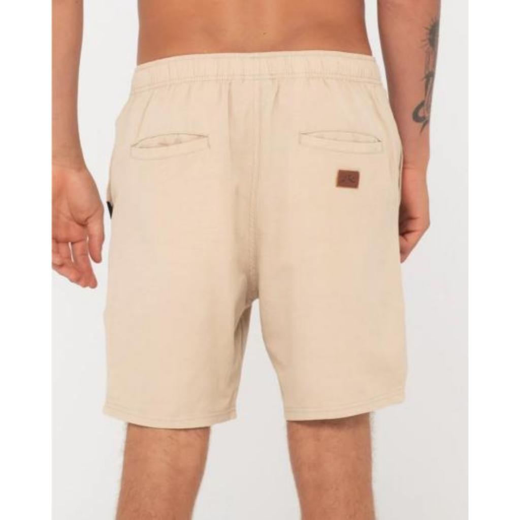 Boys Overtone Linen Elastic Shorts