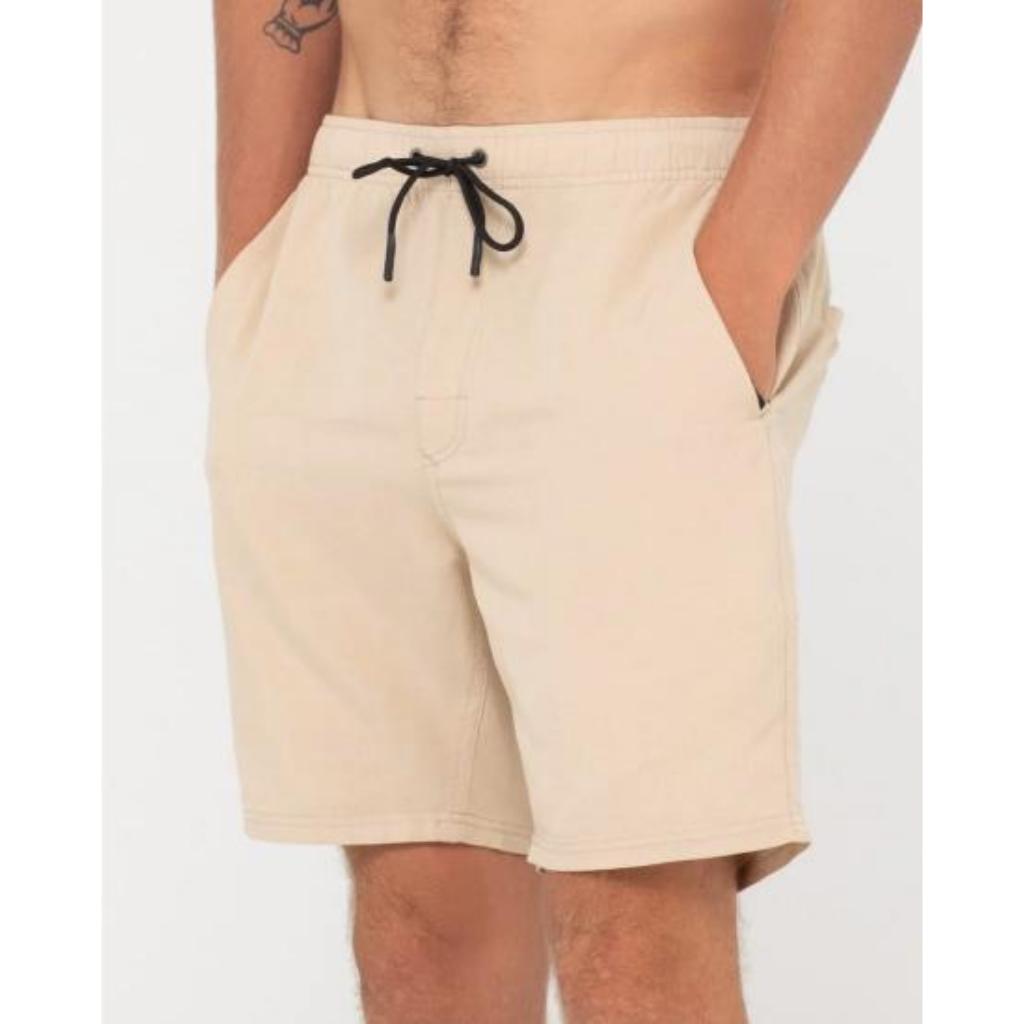 Boys Overtone Linen Elastic Shorts