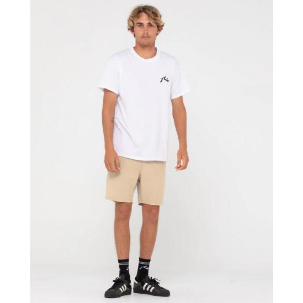 Boys Overtone Linen Elastic Shorts